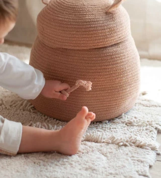 Koše na hračky, úložné boxy /  Úložný košík prasiatko Peggy 