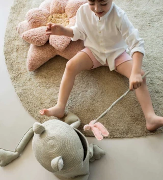 Koše na hračky, úložné boxy /  Úložný košík žaba Fred 