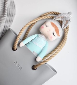 Plyšové hračky /  Metoo bábika Angela 42cm v mintových šatách 