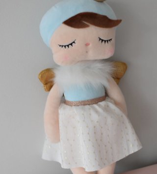 Plyšové hračky /  Metoo bábika Anjel s korunkou 38 cm 