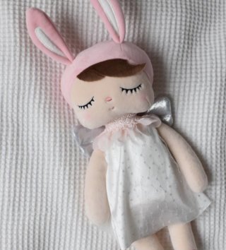 Plyšové hračky /  Metoo bábika Anjel v bielych šatách 42 cm 