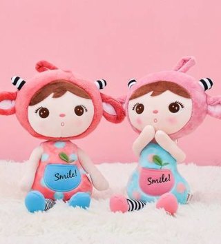 Plyšové hračky /  Metoo bábika Ovečka ružová 50 cm 