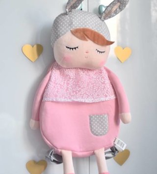 Ruksaky, kufríky, tašky /  Metoo Batoh Angela ružový 60 cm 