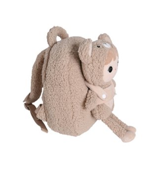 Ruksaky, kufríky, tašky /  Metoo plyšový Batoh medvedík béžový 30 cm 