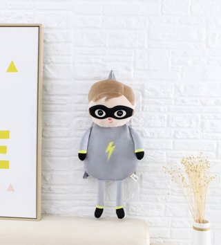 Ruksaky, kufríky, tašky /  Metoo plyšový Batoh superhrdina 56 cm 