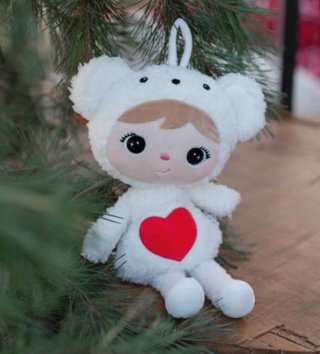 Plyšové hračky /  Metoo plyšový polárny medvedík biely 46cm 