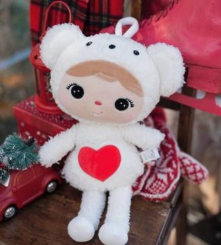 Plyšové hračky /  Metoo plyšový polárny medvedík biely 46cm 