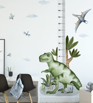 Zvieratá /  Nálepka na stenu Dino tyranosaurus DK402 - meter 