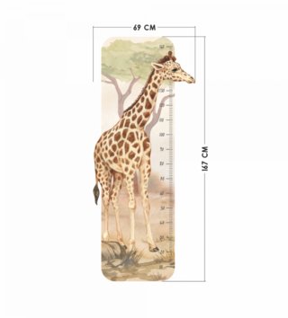 Safari /  Nálepka na stenu Safari žirafa DK435 - meter 