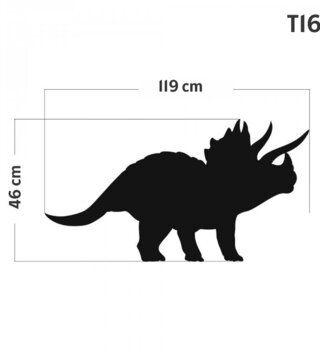 Ostatné /  Nálepka na stenu Tabuľová - dinosaurus T16 