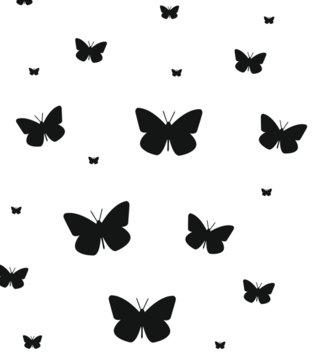 Zvieratá /  Nálepka na stenu Animals - motýle 43 ks Z015 
