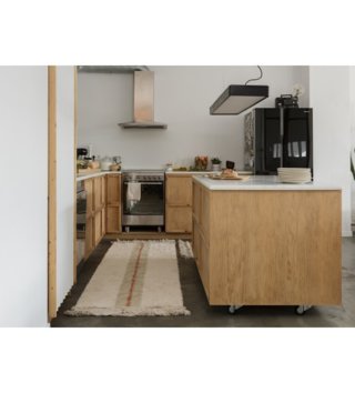 80 x 230 cm /  Obojstranný koberec behúň Duetto Sage 80x230 