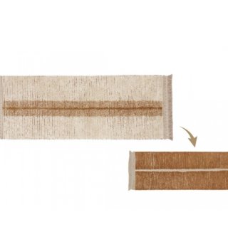 80 x 230 cm /  Obojstranný koberec behúň Duetto Toffee 80x230 