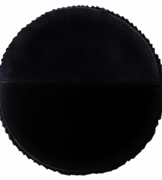 Hracie podložky /  Okrúhla dizajnová hracia podložka - Prémium čierna 
