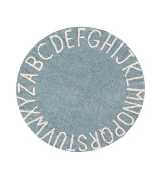 Ø 150 cm /  Okrúhly koberec  abeceda ABC Blue 
