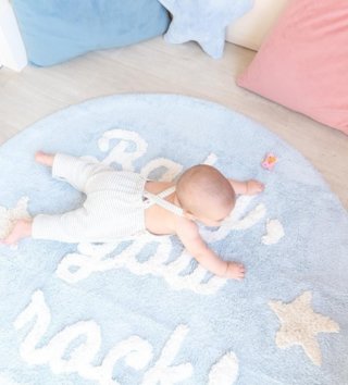 Ø 120 cm /  Okrúhly koberec Baby, you rock! Ø 120 