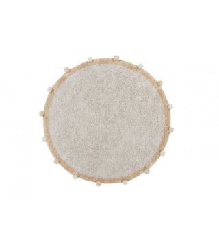 Ø 120 cm /  Okrúhly koberec Bubbly Natural Honey 