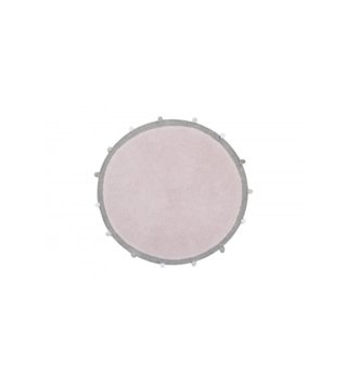 Ø 120 cm /  Okrúhly koberec Bubbly Soft Pink 