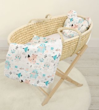 Mojžišove koše /  Perinka s vankúšikom 77x77 Teddy - Teddy - T02 