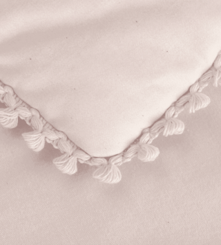 80 x 100 cm /  Perinka + vankúš s výplňou 80x100 Soft - Púdrovo ružová 