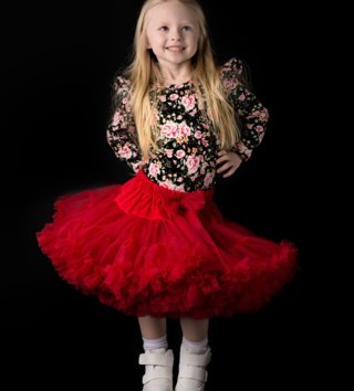 Sukne /  Petti sukňa Dolly Princess - červená 