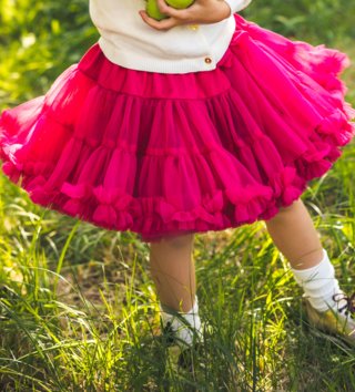 Šaty, sukne /  Petti sukňa Dolly Princess - malinová 