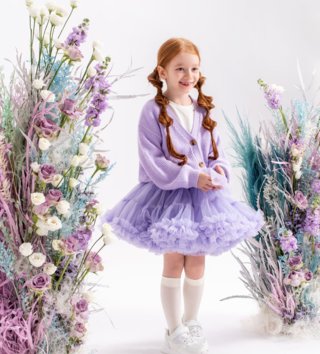 Sukne /  Petti sukňa Dolly Princess - svetlo fialová 