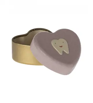 Maileg hračky /  Plechová nádoba na zúbky Maileg - lila 