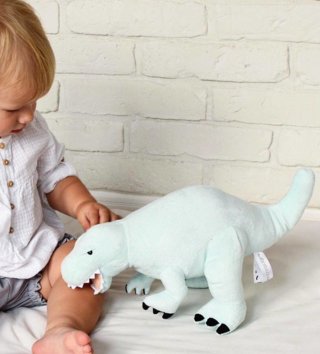 Plyšové hračky /  Plyšová hračka Dino mint L 