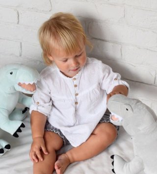 Plyšové hračky /  Plyšová hračka Dino šedý L 