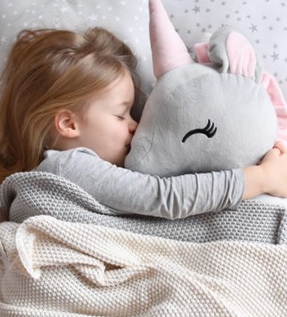 Plyšové hračky /  Plyšová hračka Jednorožec šedo - ružový XL 