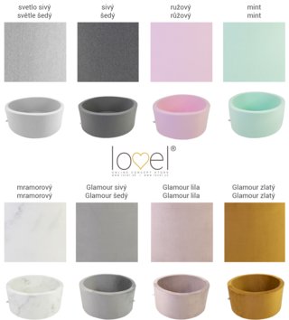 Detské bazény s guličkami /  Poťah na okrúhly suchý bazén 