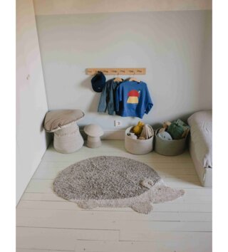 90 x 130 cm /  Prateľný detský koberec ježko Forest 130x90 