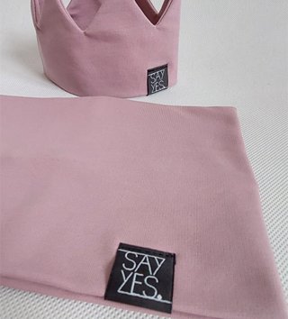 Nákrčníky, tunely, šatky /  Detský tunel/ nákrčník - ružový 