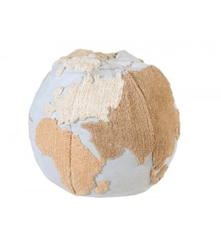 Sedacie vaky a pufy /  Sedací puf zemeguľa World Map 