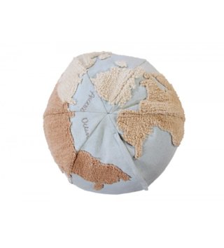 Sedacie vaky a pufy /  Sedací puf zemeguľa World Map 