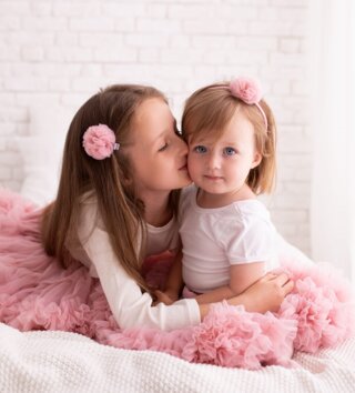 Doplnky /  Sponka do vlasov pom pom - nebeská modrá 