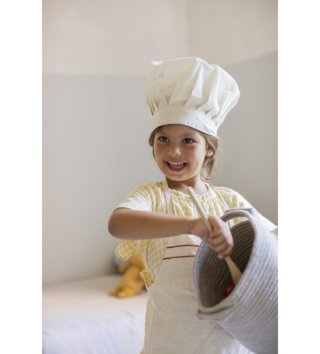 Koše na hračky, úložné boxy /  Úložný dizajnový košík - Little chef 