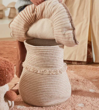 Koše na hračky, úložné boxy /  Úložný dizajnový košík - Mushroom 