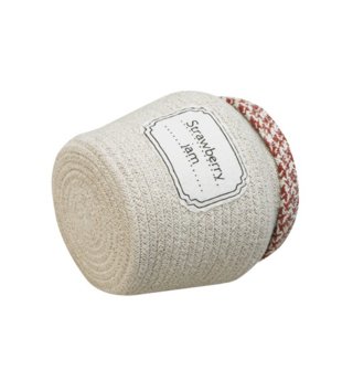 Koše na hračky, úložné boxy /  Úložný dizajnový košík - Strawberry jam 