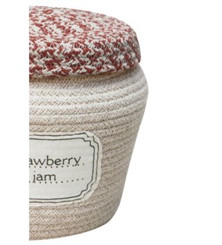 Koše na hračky, úložné boxy /  Úložný dizajnový košík - Strawberry jam 