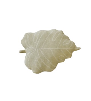 Vankúše /  Vankúš list Monstera Baby leaf Olive 