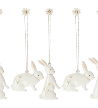 Maileg hračky /  Veľkonočné ozdoby Maileg 5ks - Easter Bunny 