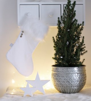 Doplnky /  Vianočná čižma - White 