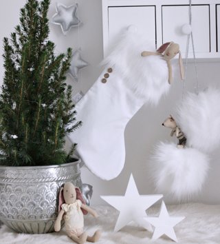 Doplnky /  Vianočná čižma - White 