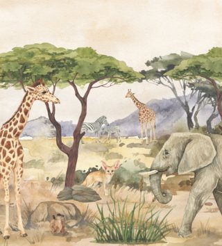 Tapety /  Vinylová tapeta Safari Džungľa W12 