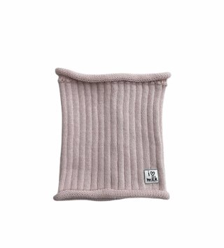 Čiapky, čelenky, šiltovky /  Komplet detská zimná čiapka + nákrčník - púdrovo ružový 